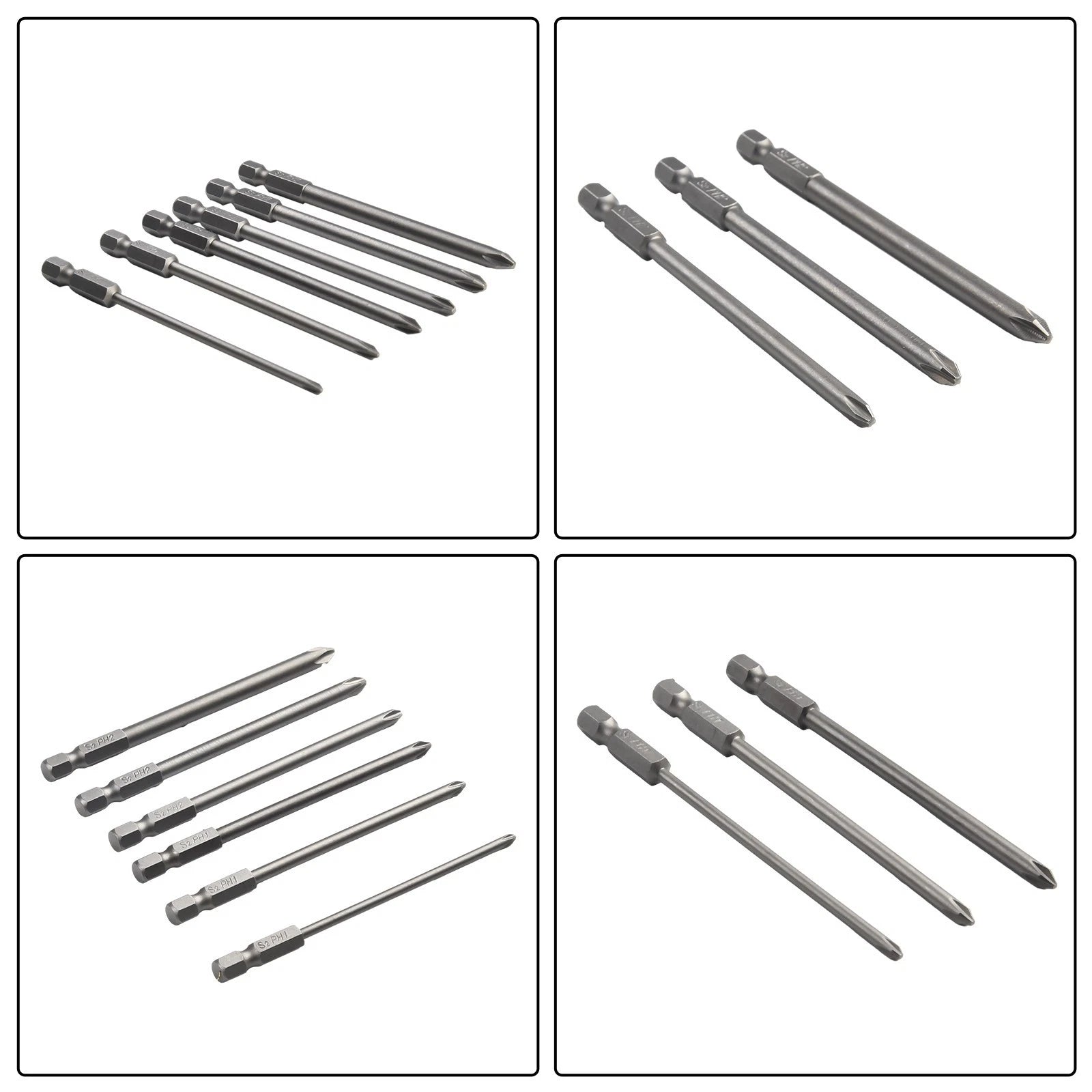 1/4 Inch Magnetic Hex Screwdriver Bit for (100mm Long)