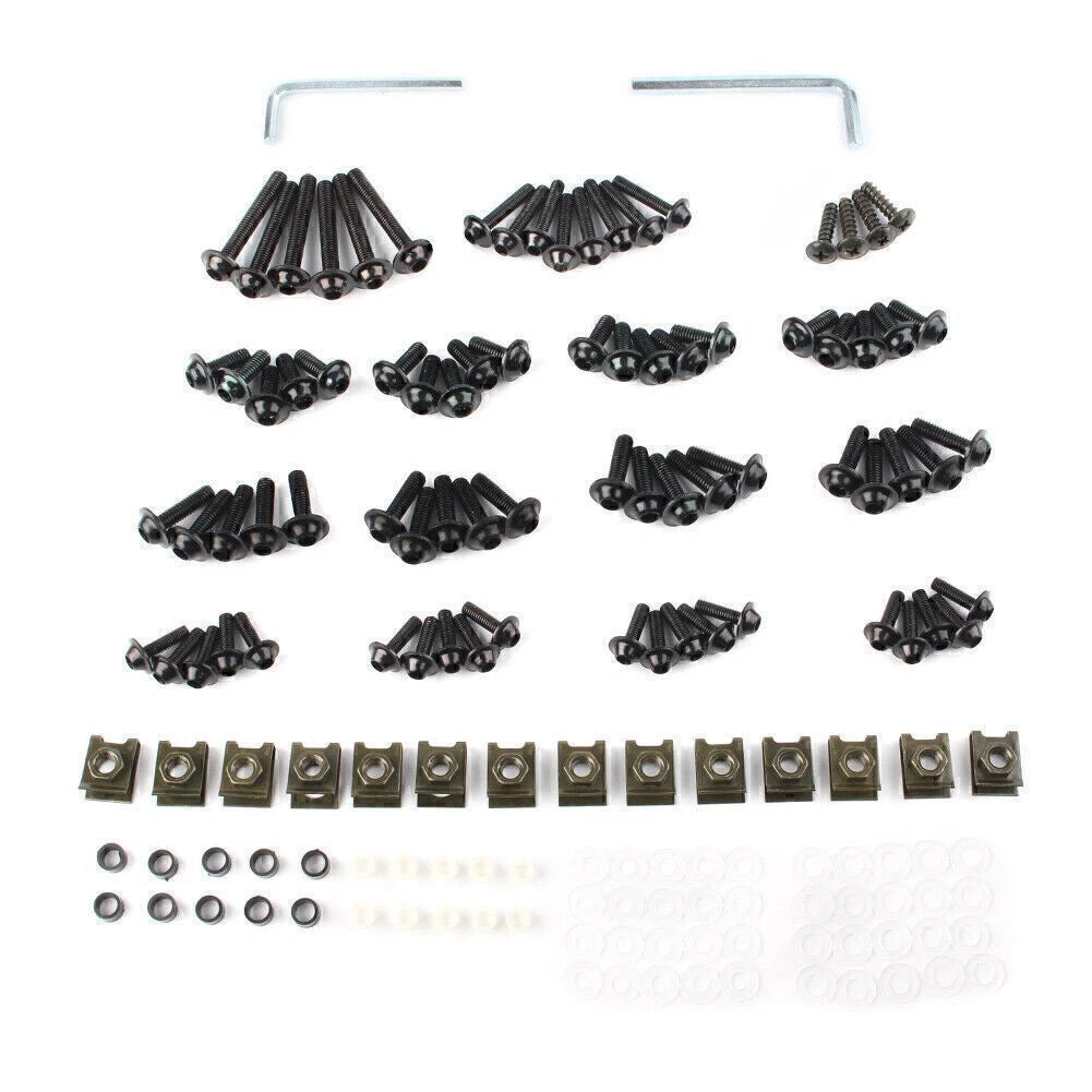 CNC Fairing Bolt Bodywork Screws Nuts Kit for Kawasaki