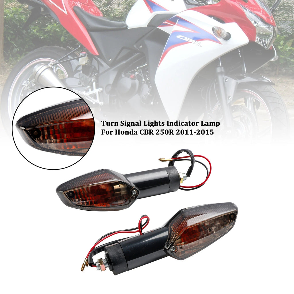 Turn Signal Lights for Honda CBR 250R 300R CBF 125 150 CB300 (2011–2019) Smoke T9