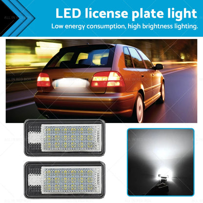 LED License Plate Light for Audi A3 A4 S4 B6 B7 (Error Free)