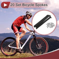 Bicycle Spokes 131mm Carbon Steel Replacement Set for 12G Wheel (2005–2015)