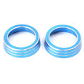2X AC Air-Condition Control Switch Cover Ring for Honda Civic (2016–2017) Blue