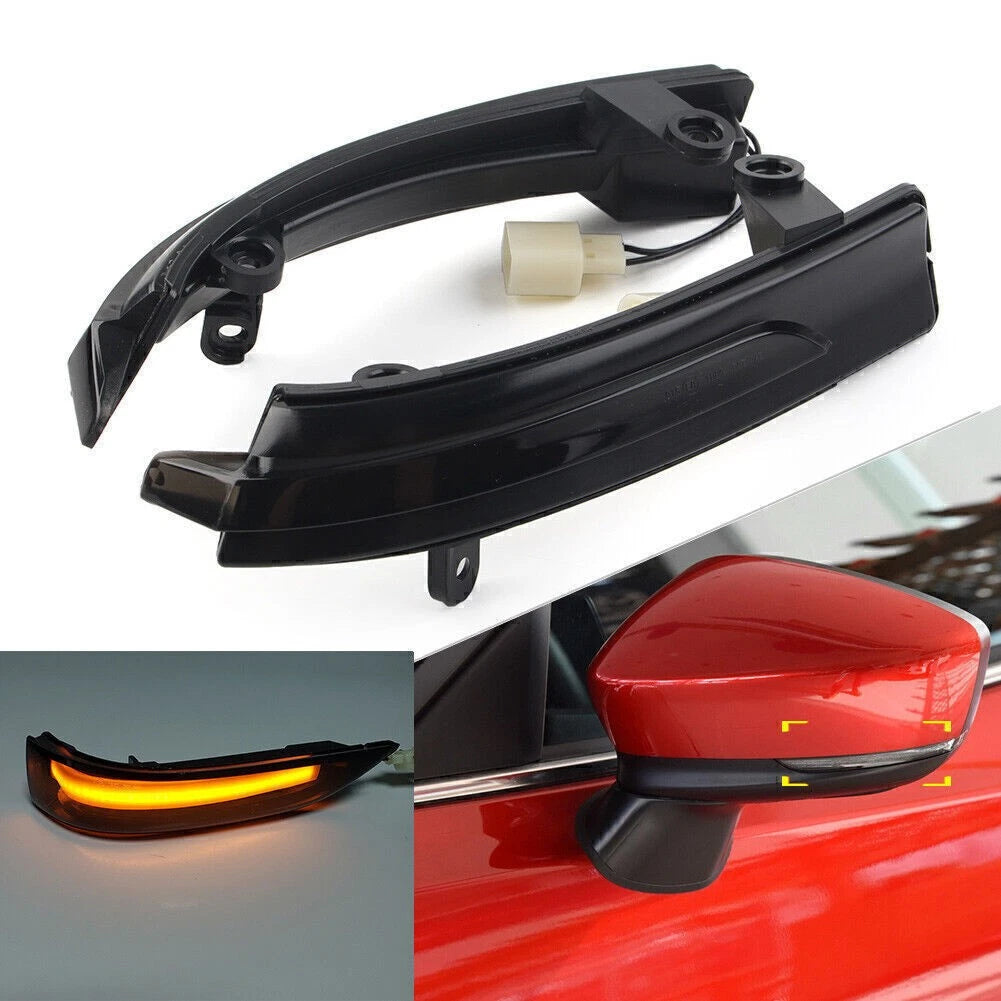 LED Rearview Mirror Dynamic Turn Signal Light For Mazda 3 Axela 6 Atenza 2017-19