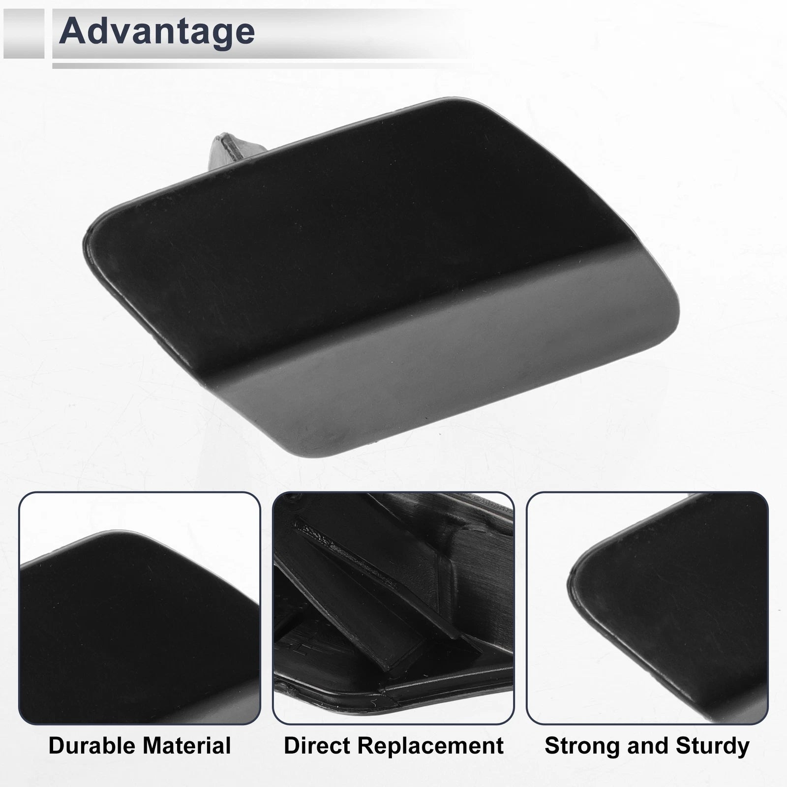 Headlight Washer Nozzle Cover Cap for BMW 320i (Unpainted)