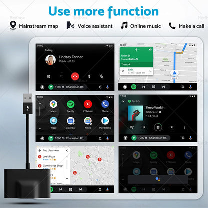 Android Auto Wireless Adapter for Most Vehicles with CarPlay (2015–2023)