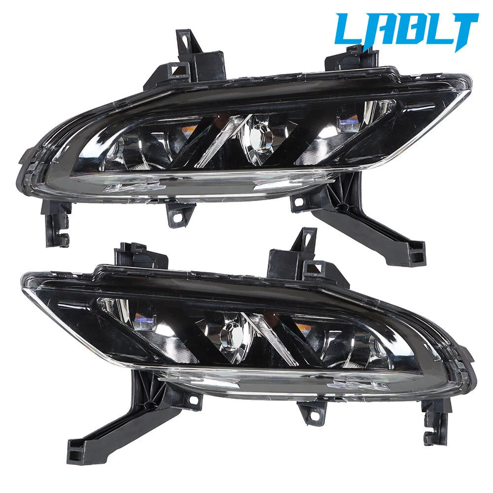 Set of 2 Front Fog Light Lamps Assembly for Nissan Maxima (2016–2019)