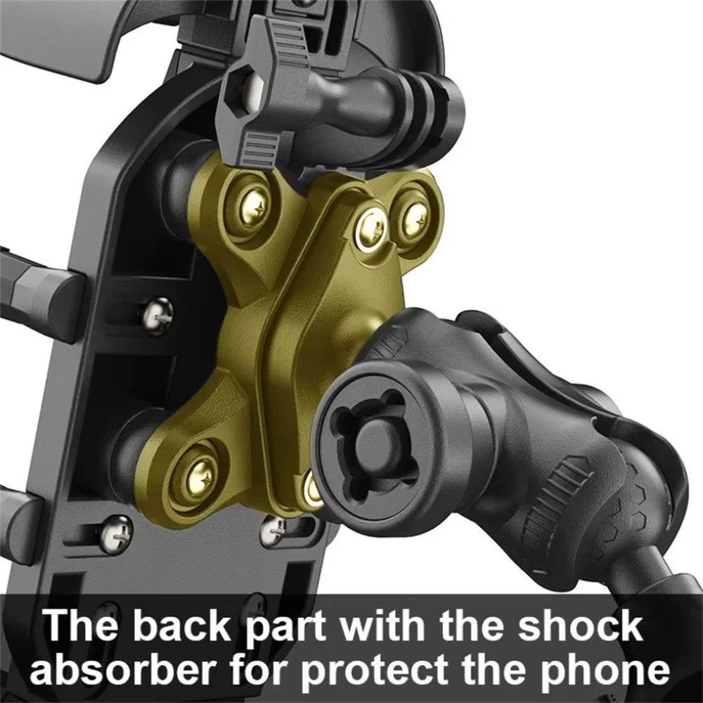 Motorcycle Phone Holder for Adjustable Anti Vibration Sunshade (Universal)