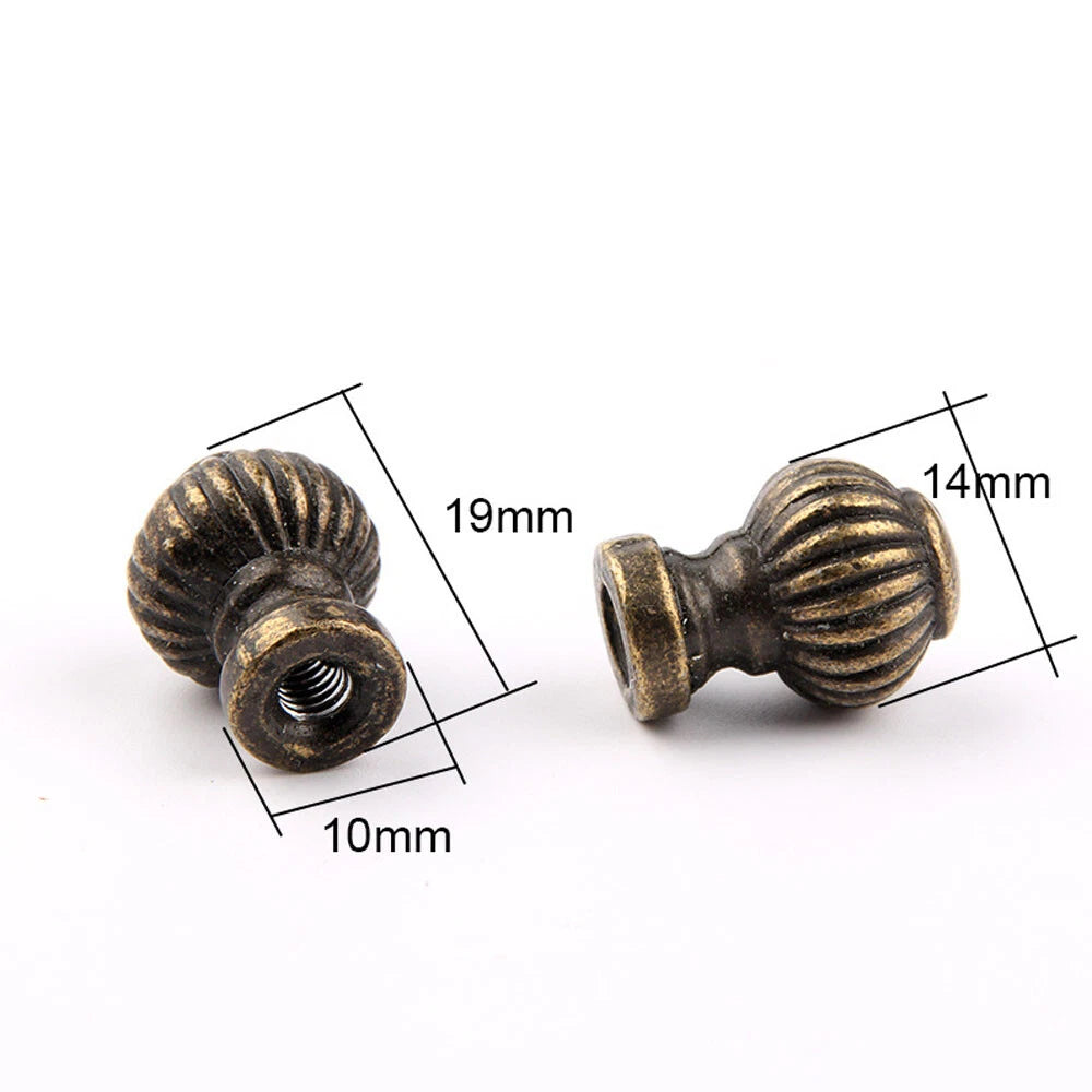 5Pc Antique Bronze Knob Pull Handle for Drawer Cabinet
