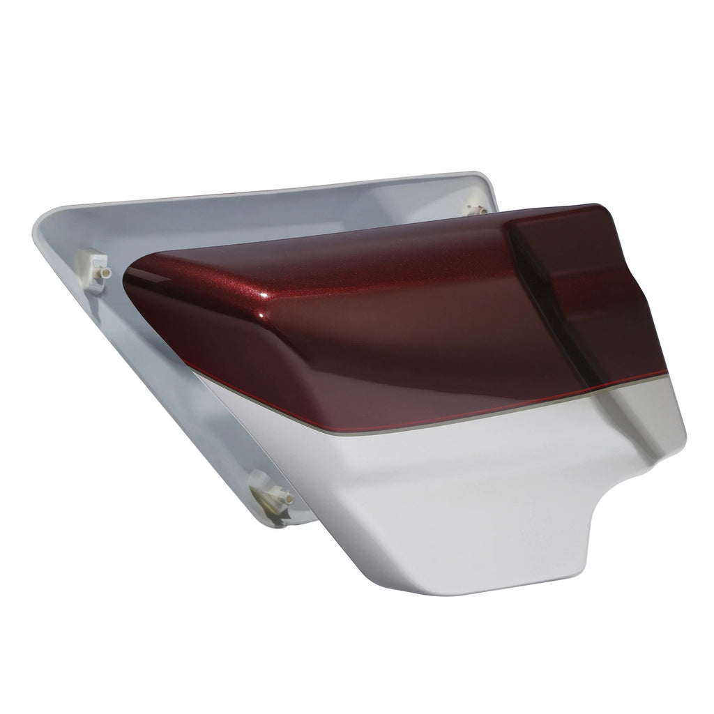 Side Covers Panel for Harley Road King (2009–2023) Twisted Cherry/Silver Fortune