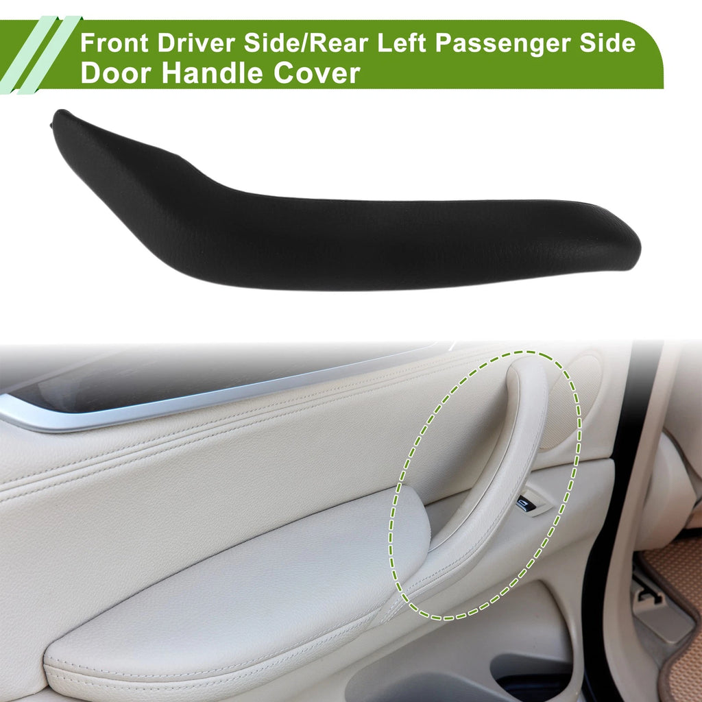 Door Panel Handle Pull Trim Cover for BMW X3 F25 (2010–2016) Black