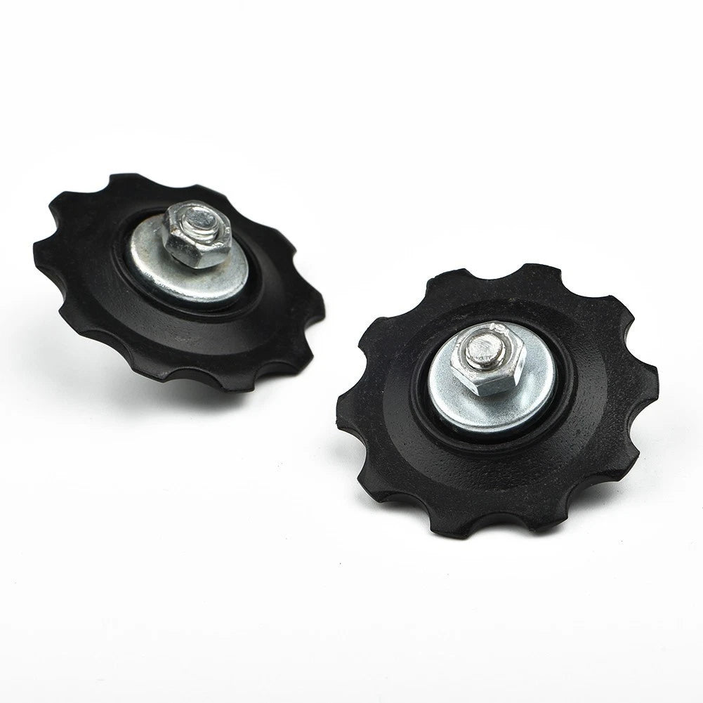 Set of 2 Rear Derailleur Wheels 10T for 6-7 Speed Bikes