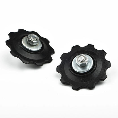 Set of 2 Rear Derailleur Wheels 10T for 6-7 Speed Bikes