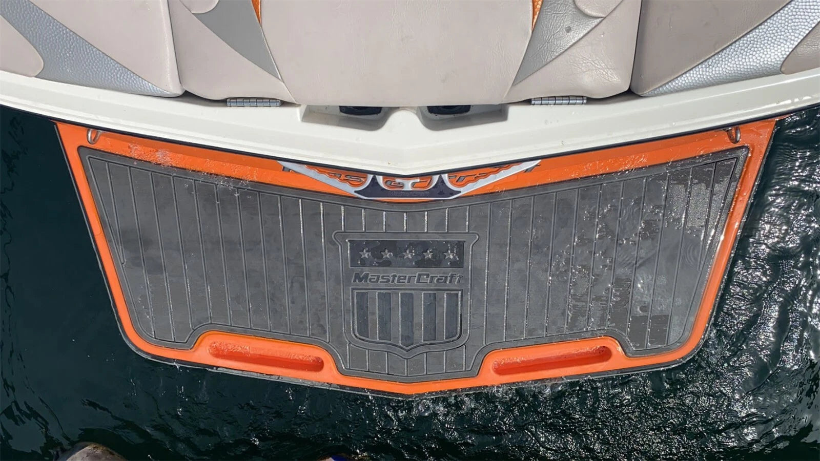 Swim Platform Pad for MasterCraft X-2 (2010) - EVA Foam Faux Teak Deck Mat