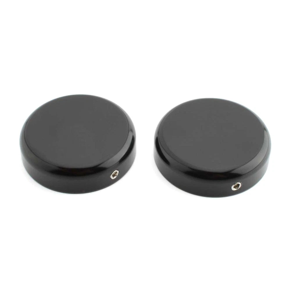 Upper Fork Steerer Cover Caps for Harley X48 (2016–2022) Black Aluminum