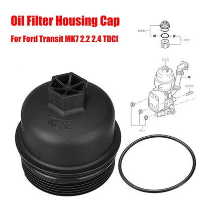 Oil Filter Housing Cover Cap for Ford Transit MK7 (2006–2014)