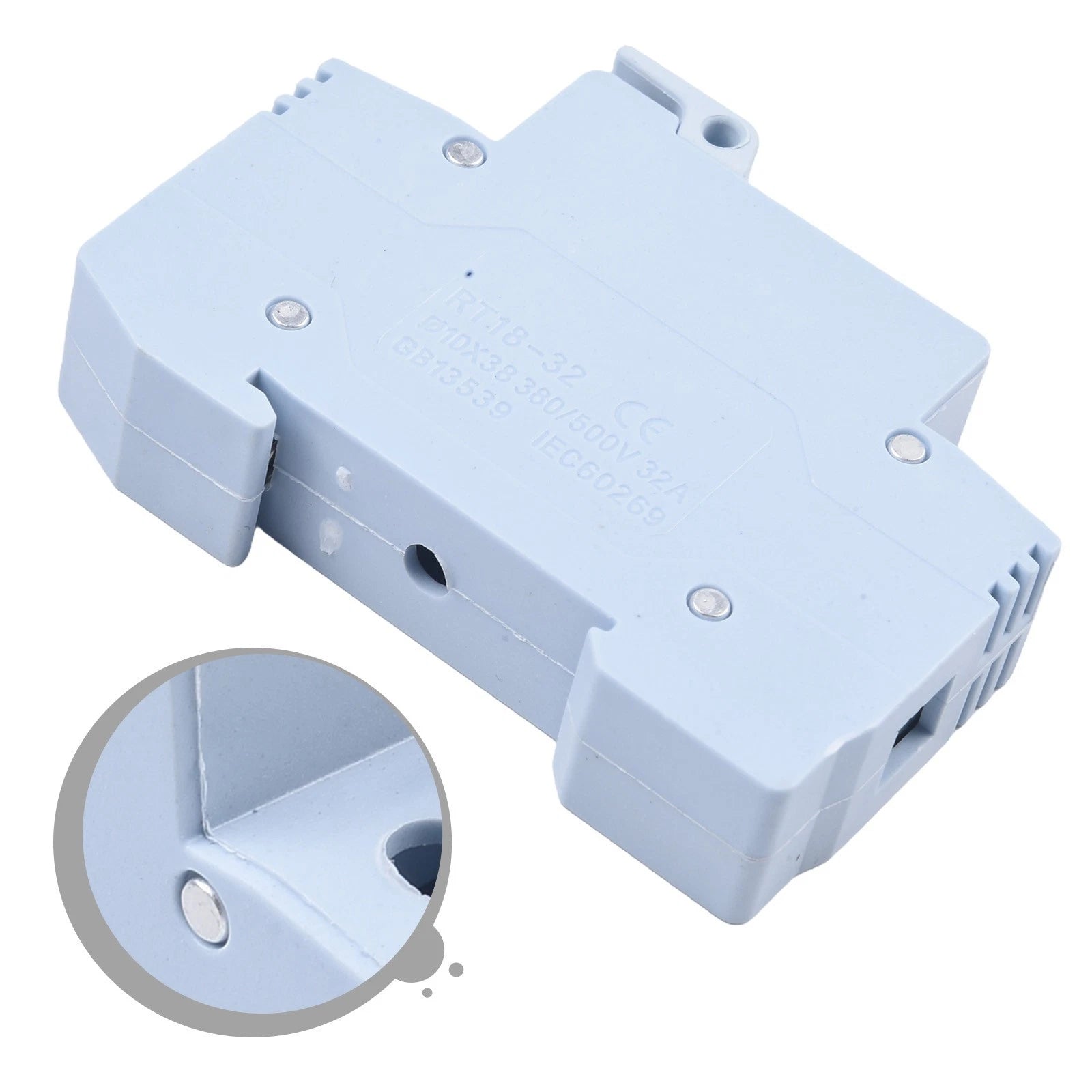 RT1832X 1P 32A Fuse Holder Base with LED Light for Enhanced Circuit Performance