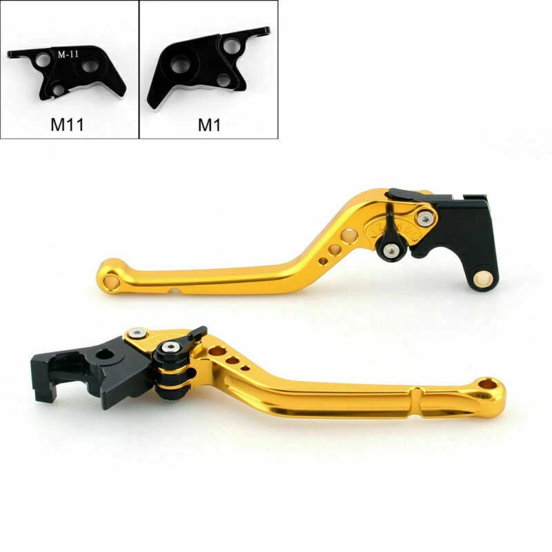 Long Brake Clutch Levers for BMW HP2 Sport (2008–2011) Gold T9