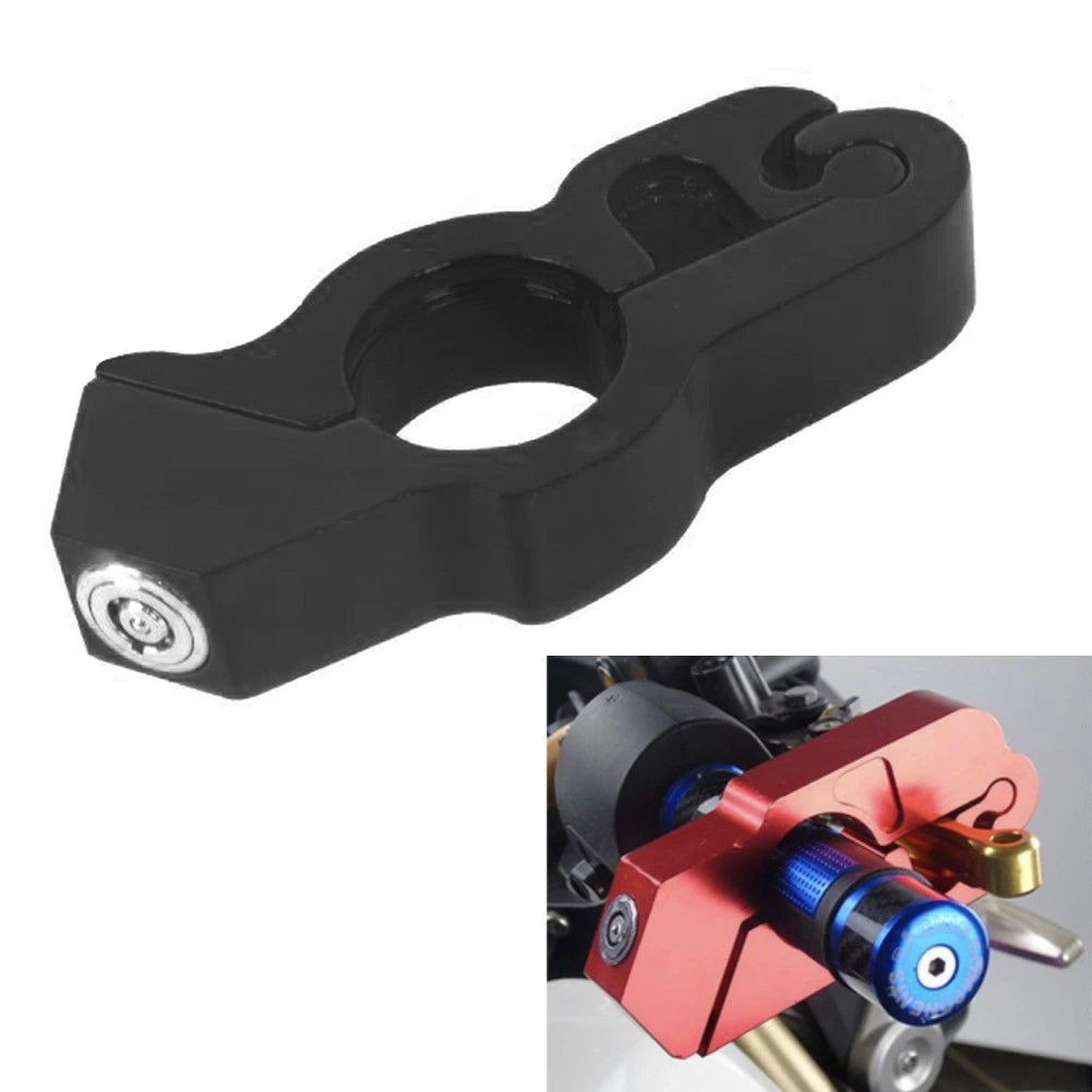 Motor Handlebar Lock for Bike Scooter ATV (Black)