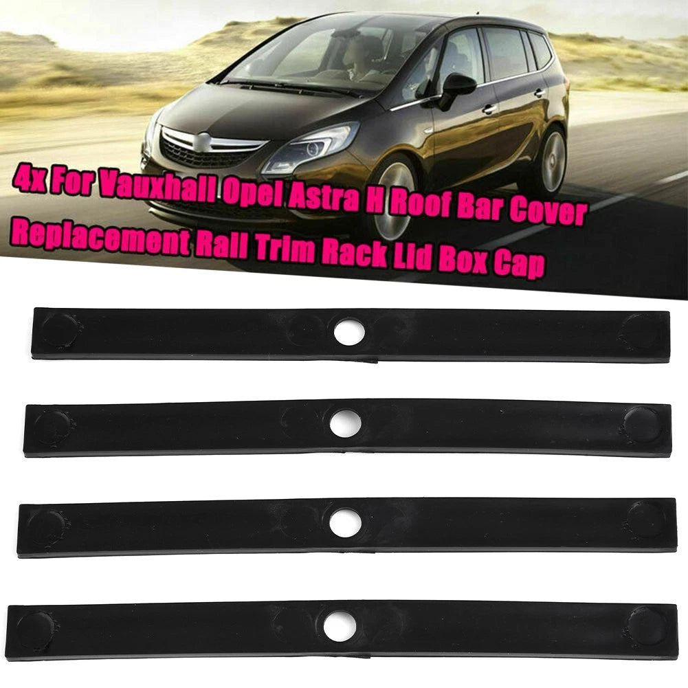 Set of 4 Roof Rail Covers for Vauxhall Astra H (2004–2010)