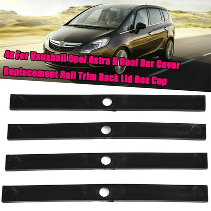Set of 4 Roof Rail Covers for Vauxhall Astra H (2004–2010)