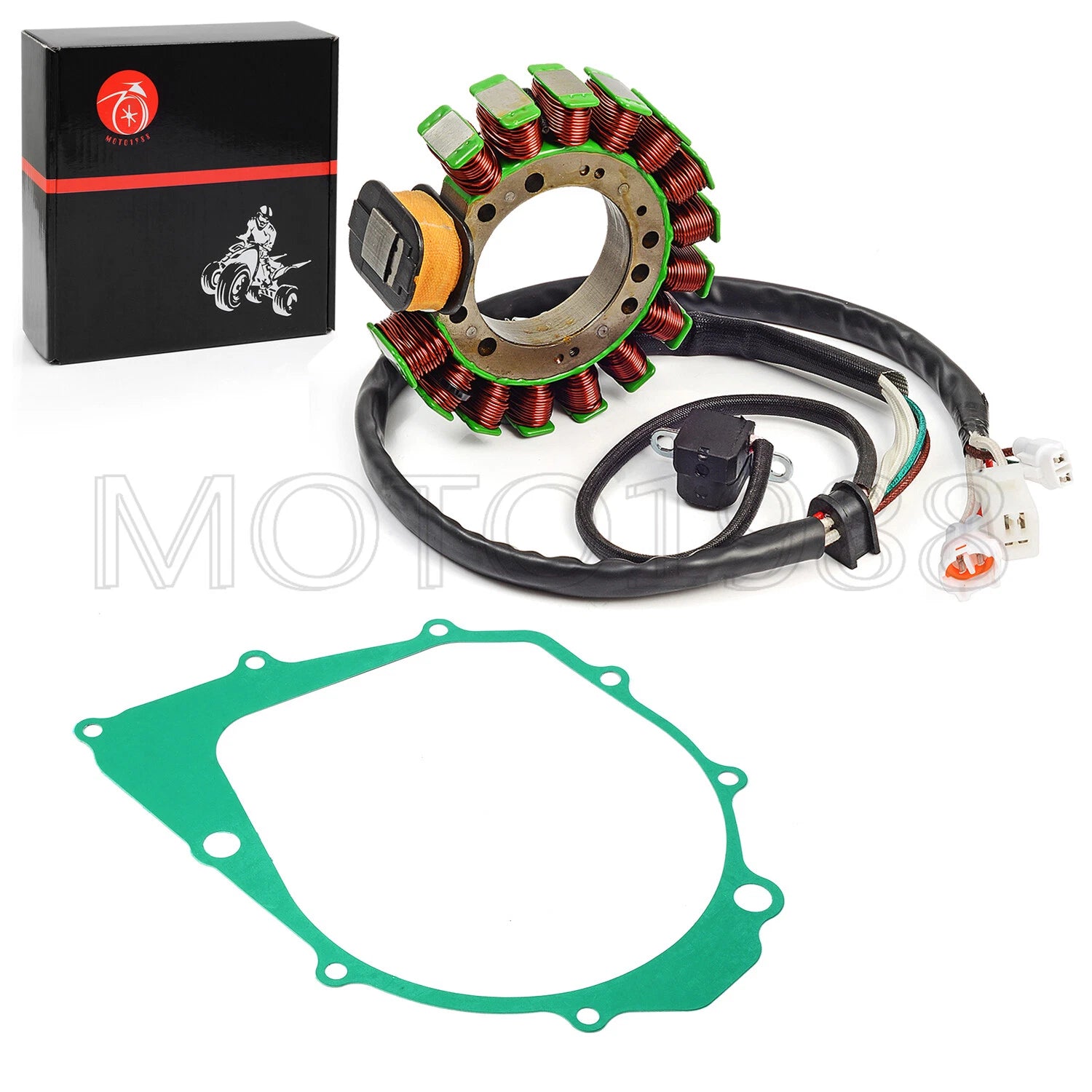 Magneto Stator Ignition Coil Wire Harness CDI Kit for Yamaha Warrior 350 (1997–2004)
