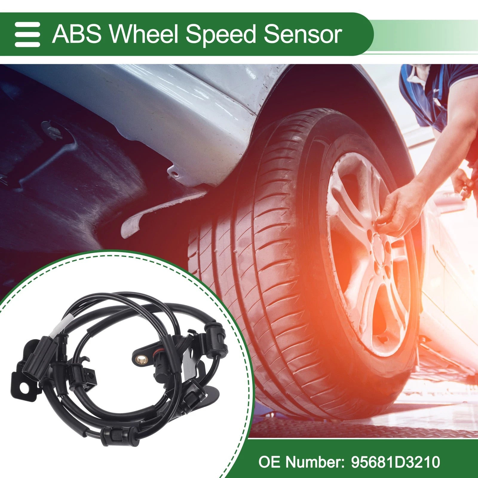 ABS Wheel Speed Sensor Replacement for Hyundai Tucson 4WD (2016–2021)