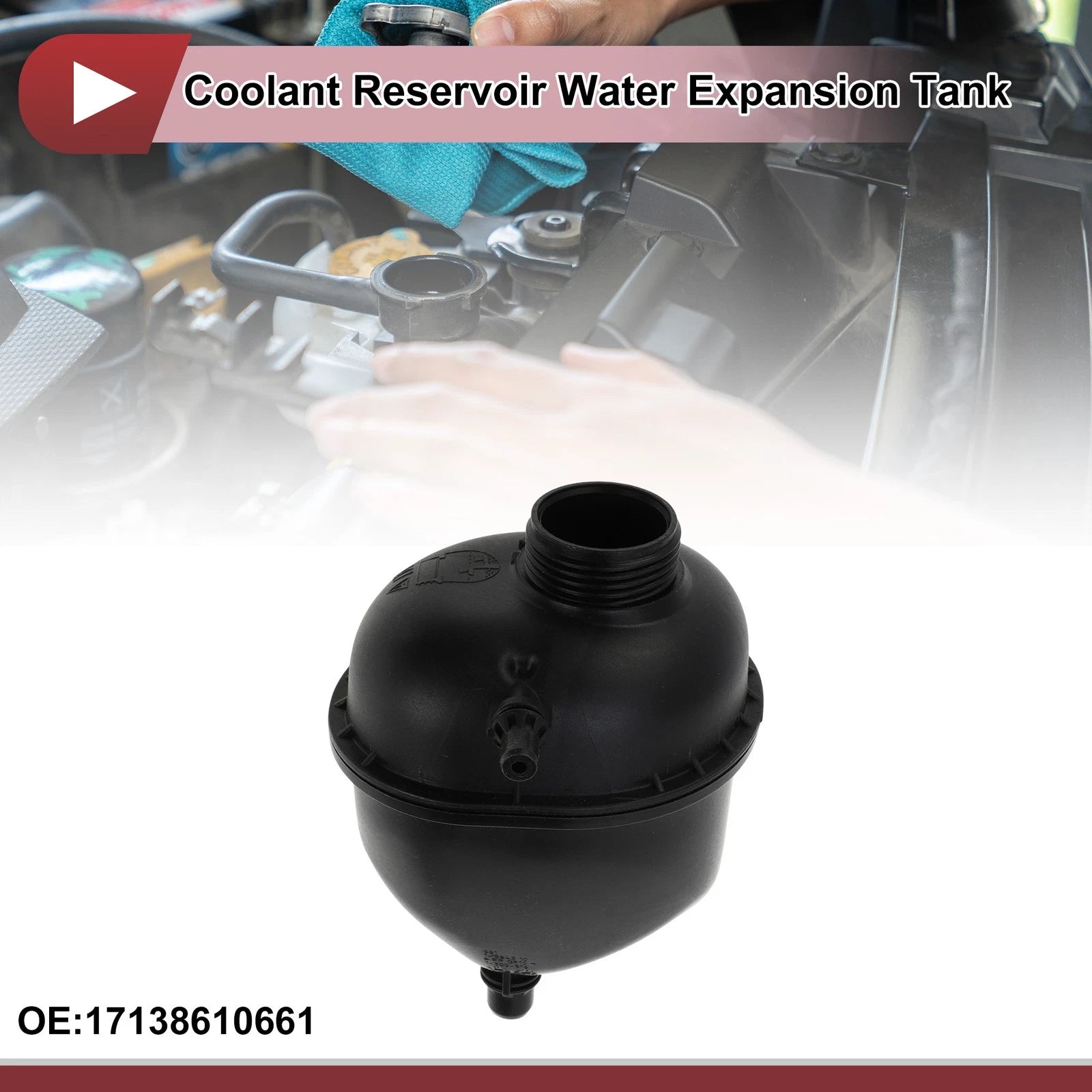 Coolant Expansion Overflow Tank for BMW X3 X4 Replacement (2018–2019)