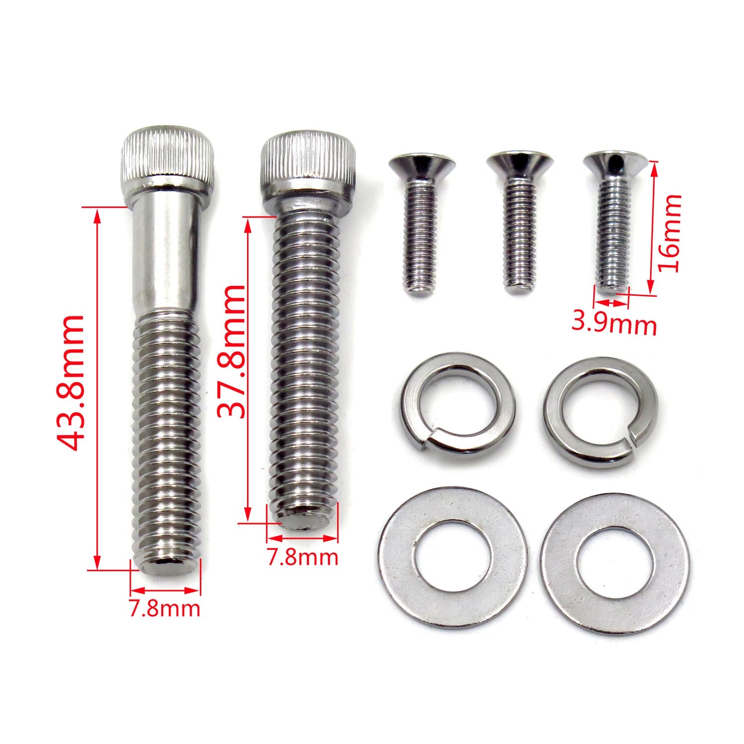 Diamond Flame Stem Chrome Mirrors for Harley Iron Horse (Custom Application)