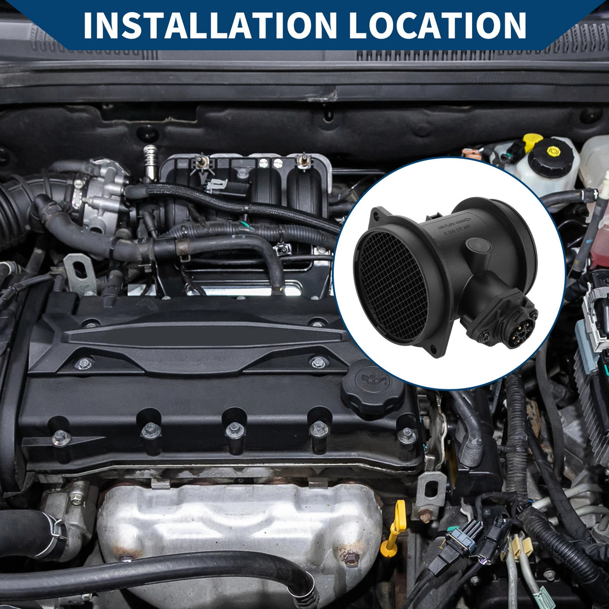 Mass Air Flow Sensor Assembly A0000940748 for Mercedes-Benz CL500 (1998–1999)