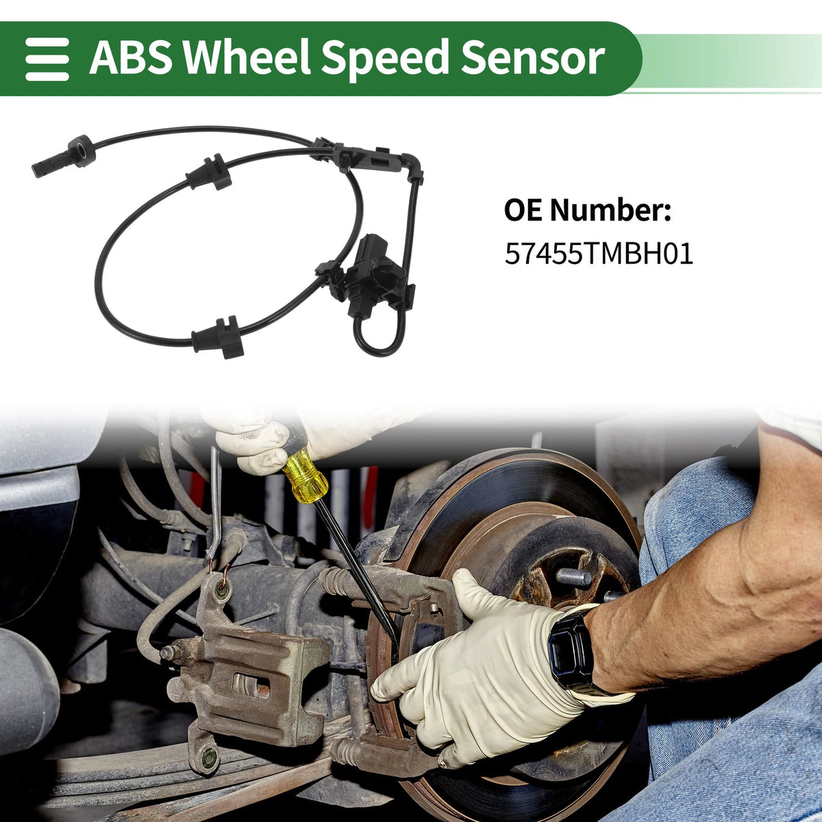 ABS Wheel Speed Sensor Replacement for Honda CR-V 2017–2019 Front Left