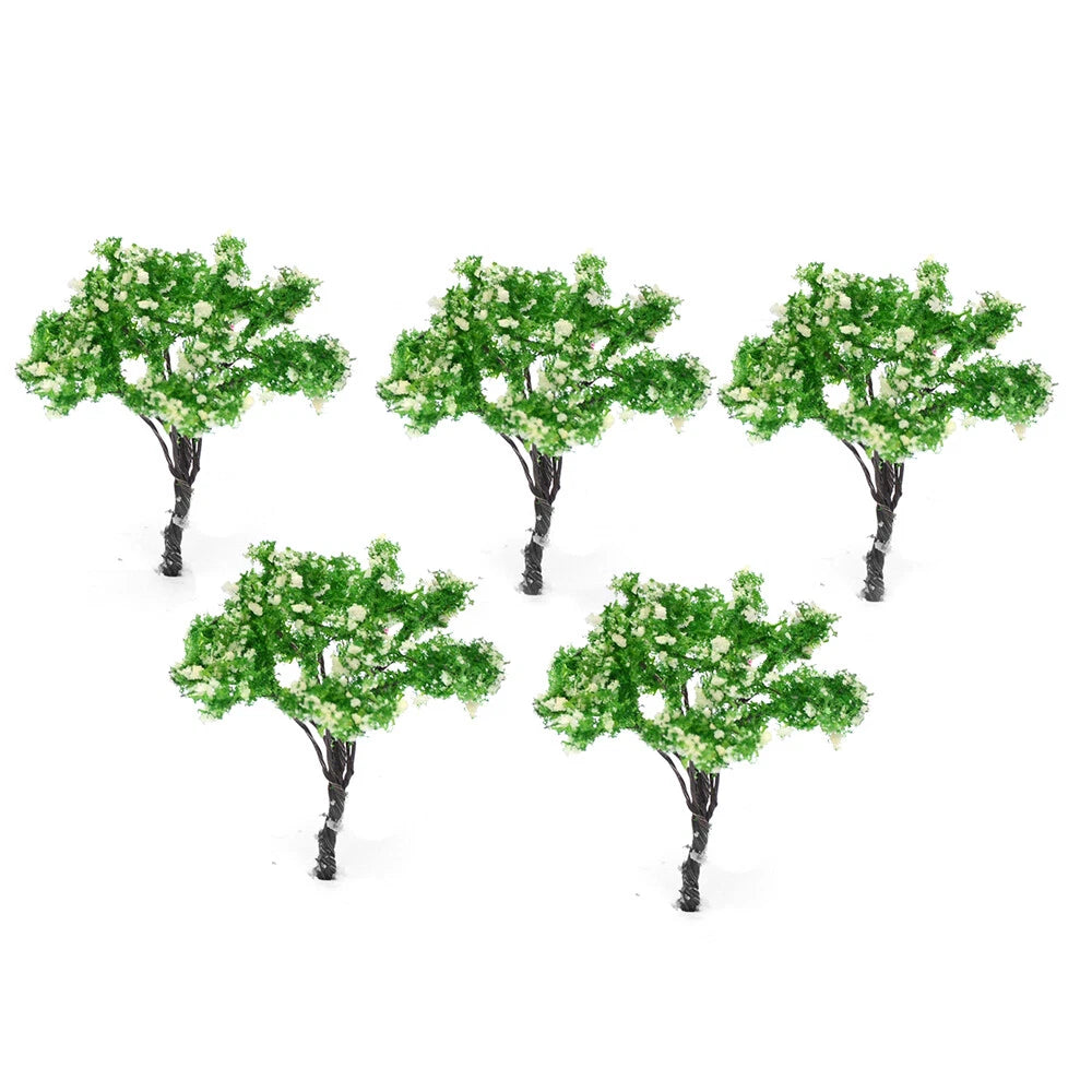 20Pc Flower Model Tree for Train Railroad Diorama Landscape
