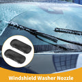 Front Windshield Washer Nozzle Replacement for Audi A8 2015–2020 Black 2 pcs