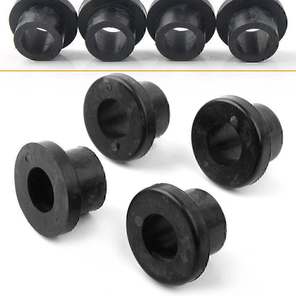 Black Rubber Handlebar Riser Bushings for Harley Touring