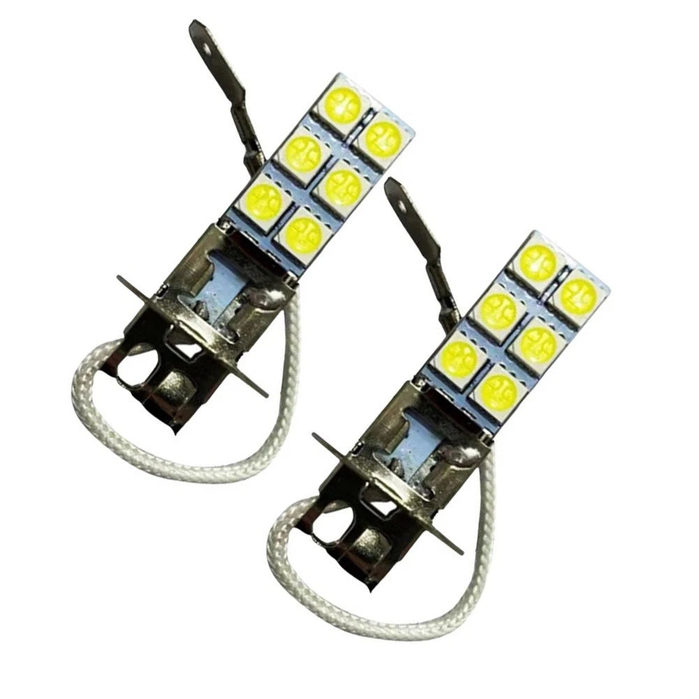 H3 LED Headlight Bulb Kit 55W 6000K for Improved Night Visibility
