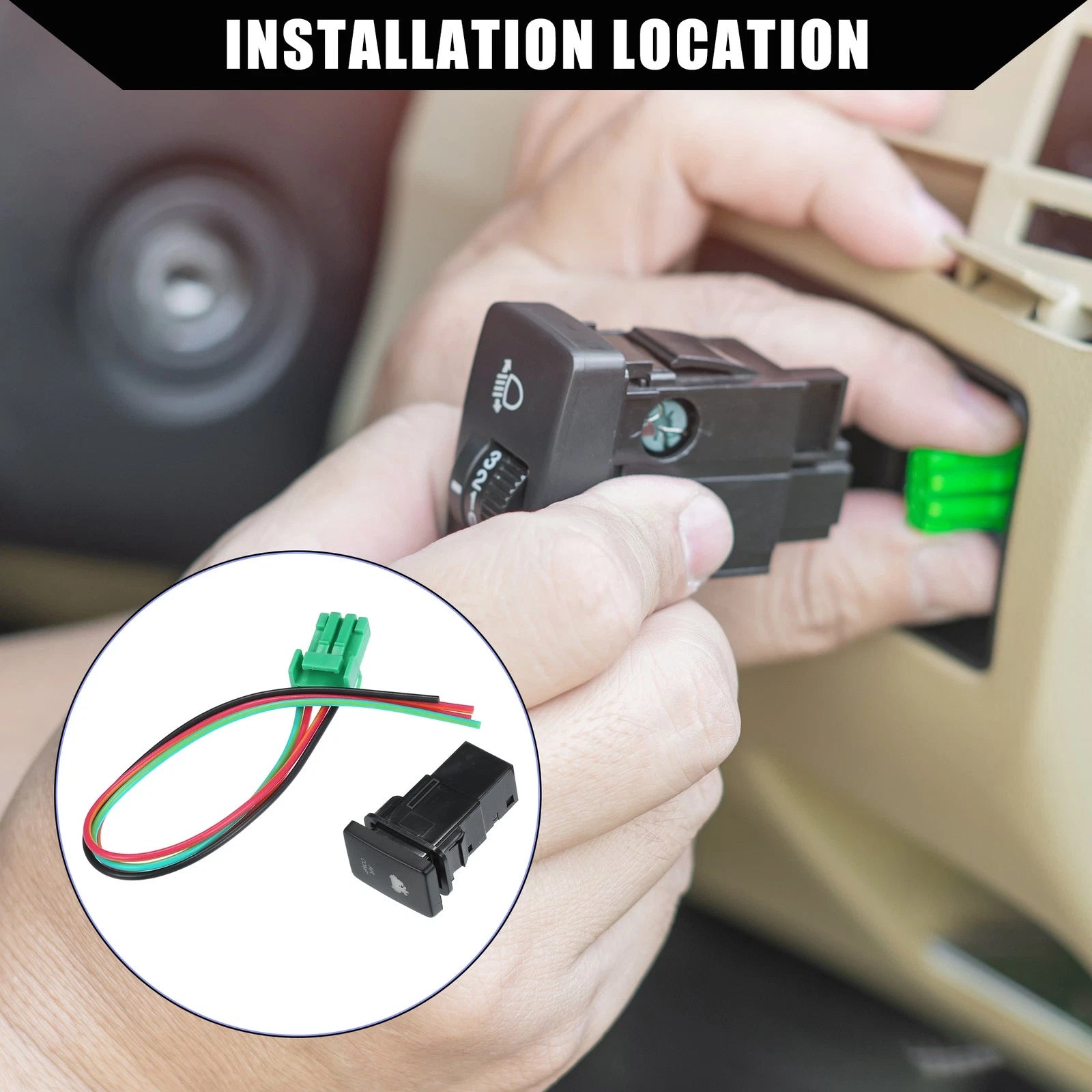AIR COMP Push Button Switch Replacement for Toyota Landcruiser 4Runner (2010–2024)