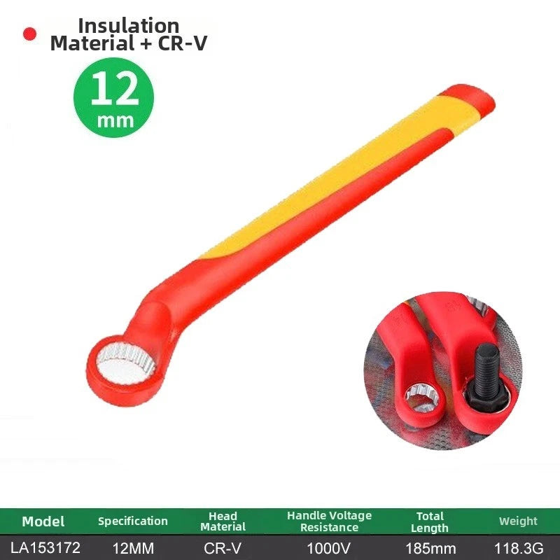 Insulated Adjustable Wrench 1000V VDE Certified Chrome Vanadium Steel
