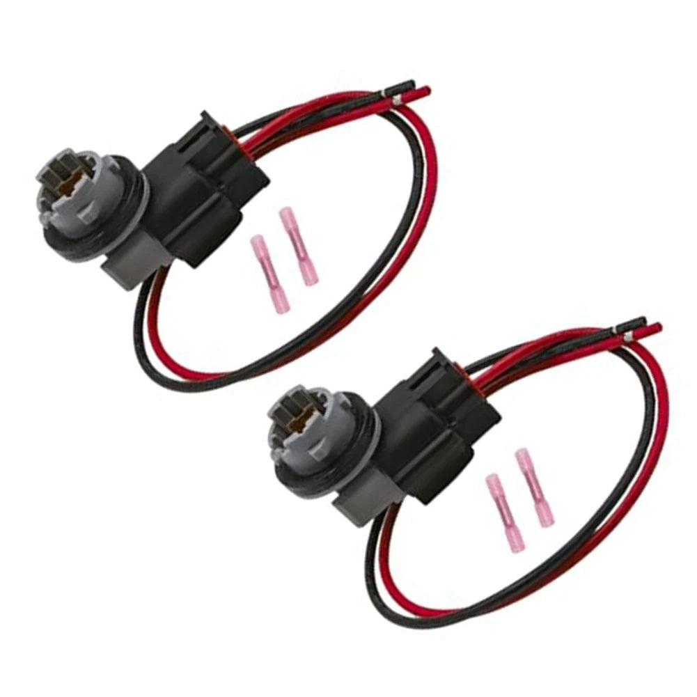 2X Rear Bumper Bulb Socket Wiring Connector for Tacoma