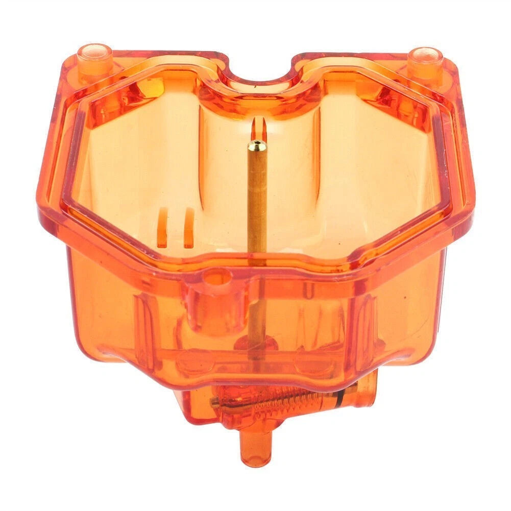 Carburetor Float Chamber for PZ 26/27/30/32mm (Clear Orange Plastic)