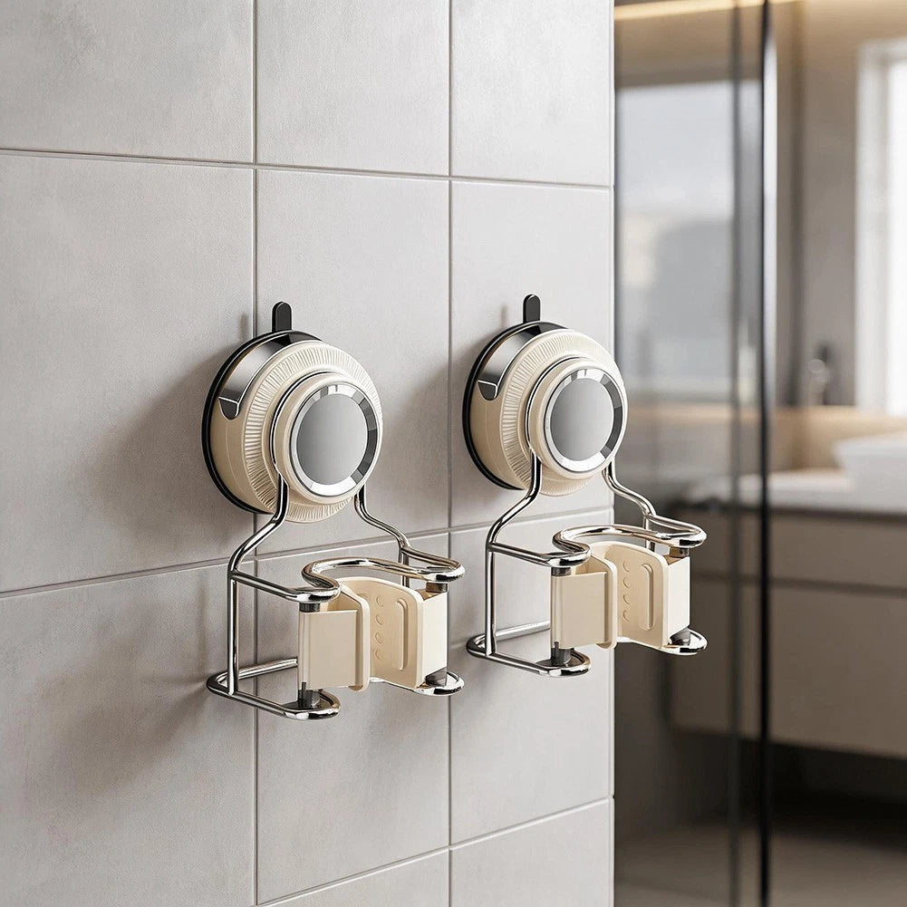 2X Suction Cup Mop Holder for Home Cleaning Tools