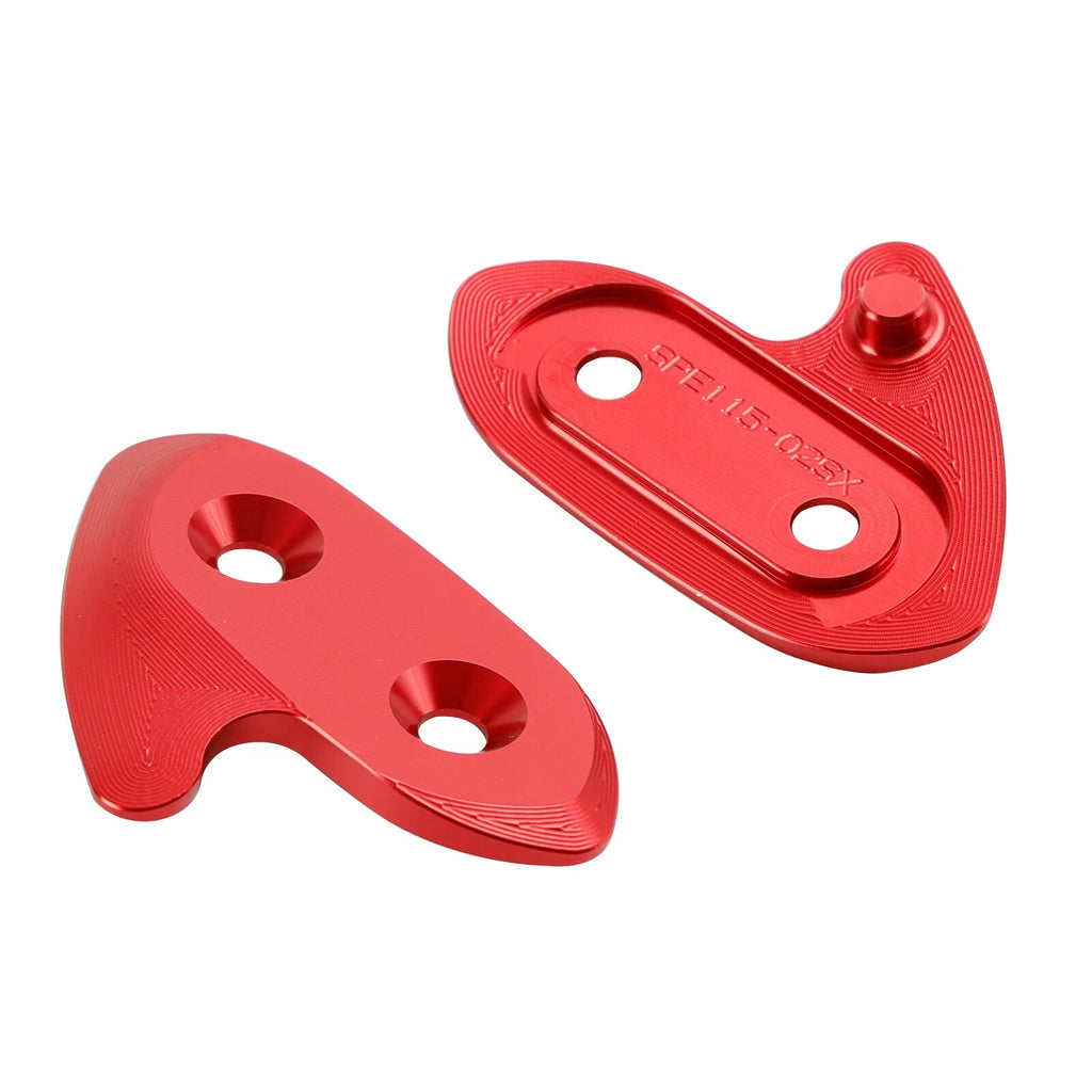 Red mirror delete blanking block off plates for YZF-R1 YZF-R1M (2015–2019) T9