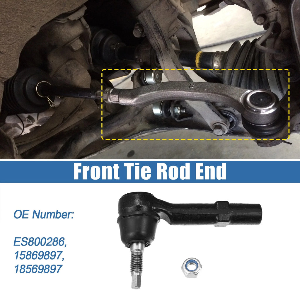 2pcs Front Suspension Tie Rod End Replacement for Buick Enclave (2008–2017)