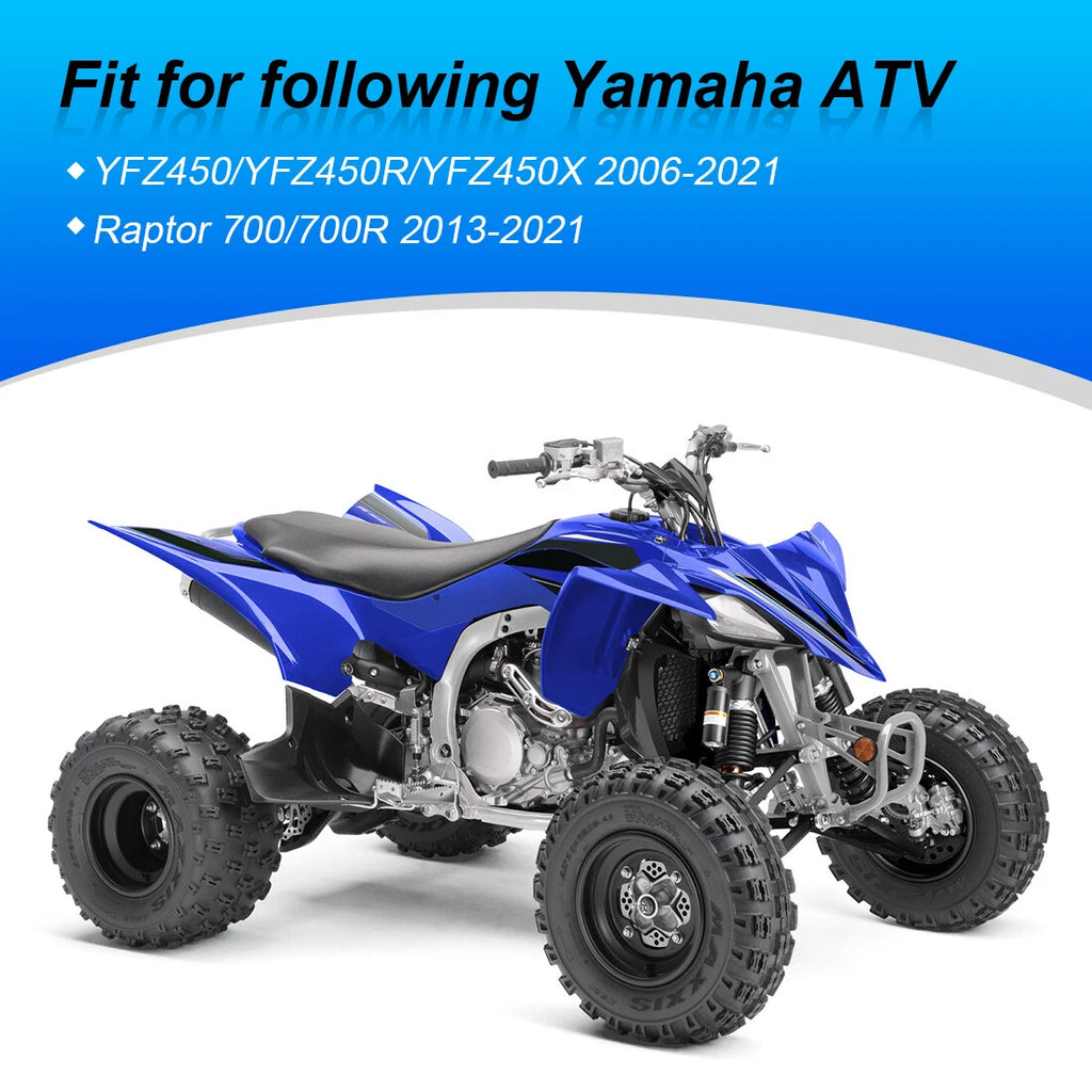 Rear Brake Caliper & Pads for Yamaha YFZ450 YFZ450R YFZ450X (2006–2021)