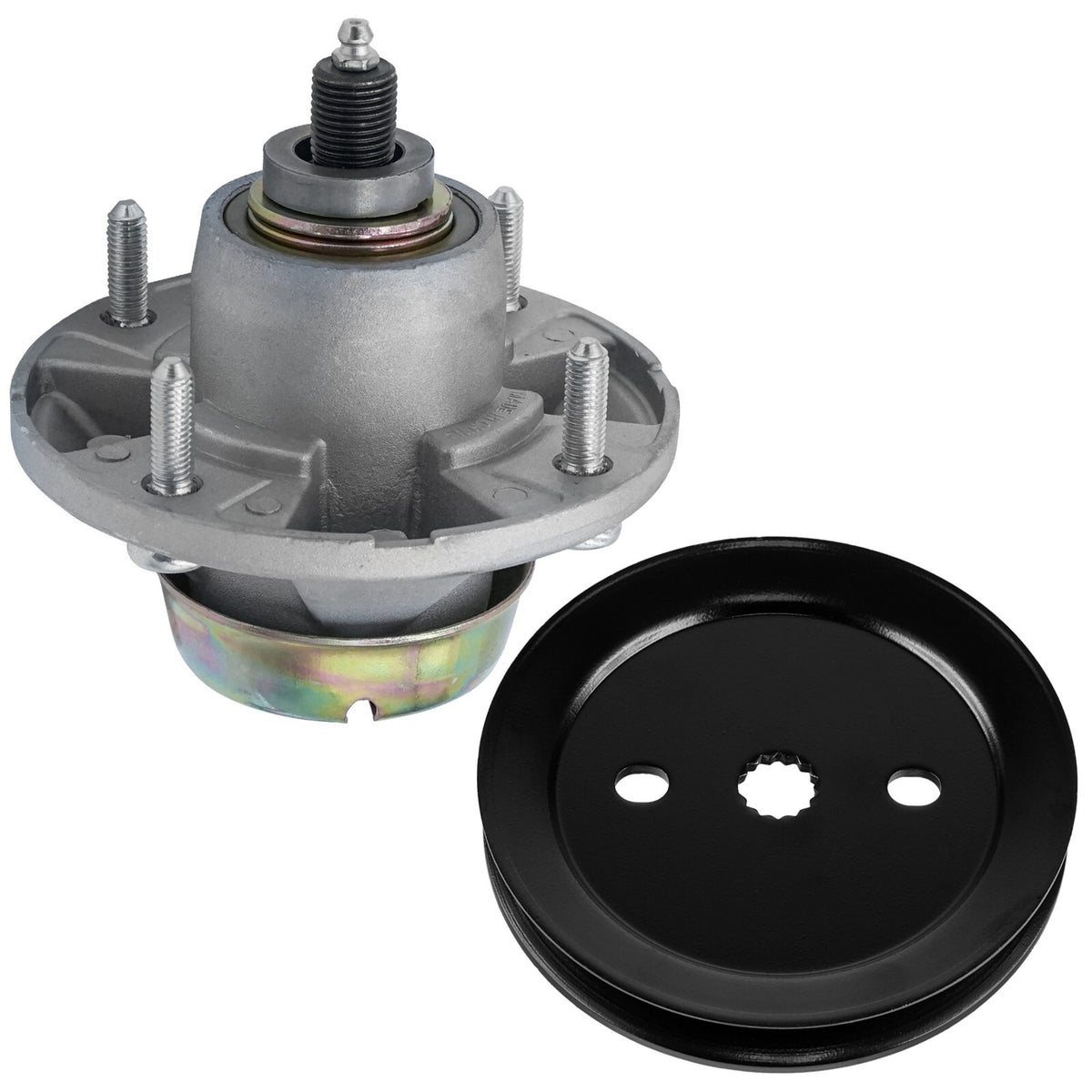 Spindle Assembly with Pulley 48 Inch Replacement for John Deere LX289 X320