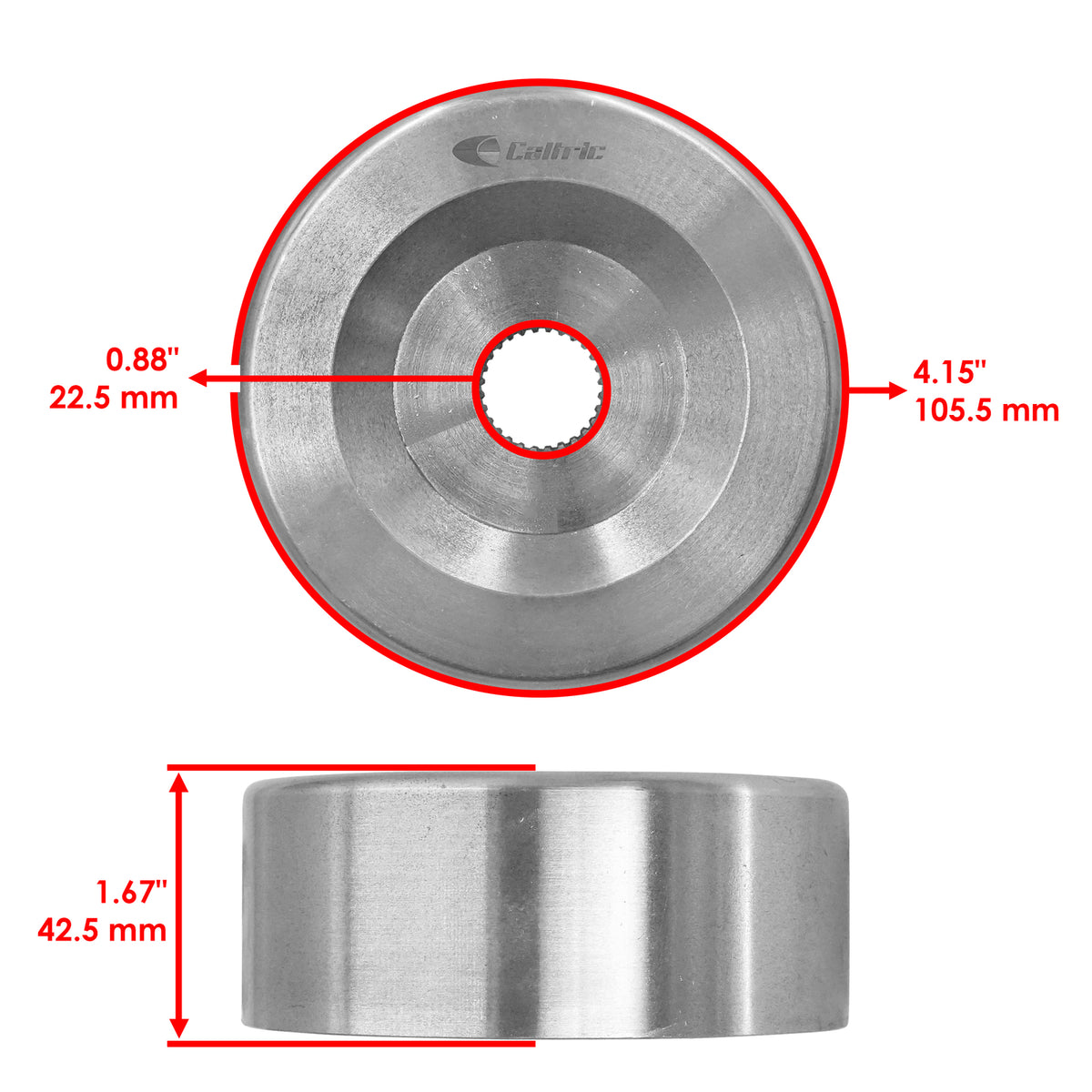 Brake Drum Replacement for Kubota B1550D B1550E B1750D B1750E B5200E (2000–2022)