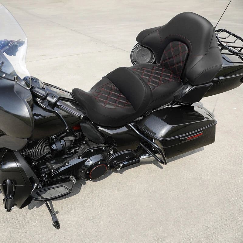 Driver Passenger Seat & Backrest for Harley CVO Road Glide (2014–2023)