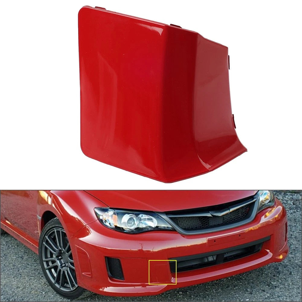 Red Front Right Bumper Tow Hook Cover For Subaru Impreza 2010-2014 WRX 2012-2014