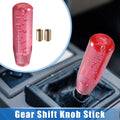 Faux Crystal Gear Shift Knob for Universal Vehicles (15cm, Red)