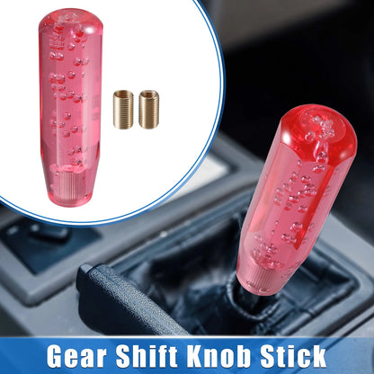 Faux Crystal Gear Shift Knob for Universal Vehicles (15cm, Red)