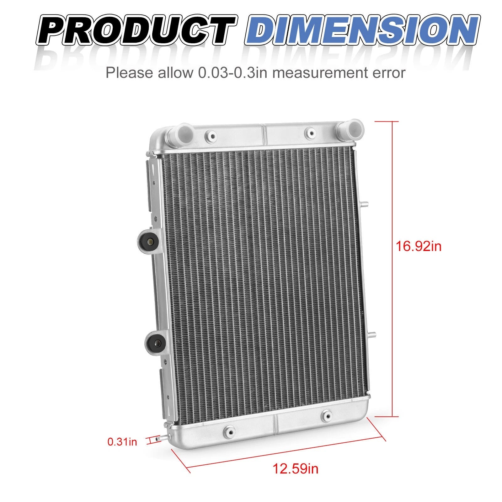 Aluminum Radiator for Polaris RZR 570 (2012–2022), RZR 800 (2008–2014) 1240444
