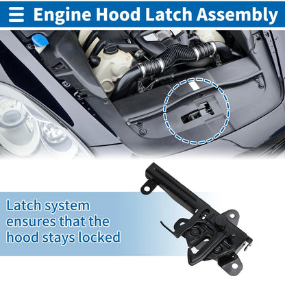 Hood Latch Assembly for Kia Forte (2010–2013) No. 811301M000